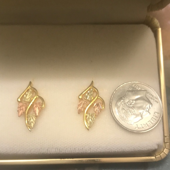 Landstrom’s Black Hills Gold Earrings - 10K - Picture 4 of 5